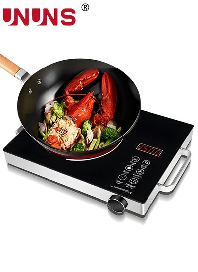 اشتري Induction Cooker,Electric Induction Countertop Burner With 2 Handle And LCD Sensor Touch Timer,6 Power Induction Burner For Cooking Induction Cooktop في السعودية