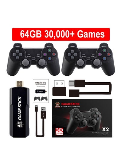 Buy Portable Video Game Console GD10 Plus - Wireless Controllers - 4K HD TV Retro Game Console - 50 Emulators - Over 40,000 Games for PS1/N64/DC in Saudi Arabia