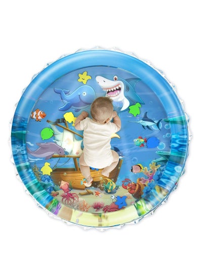 اشتري JZS Inflatable Tummy Time Mat, Baby Water Play Mat for Infants and Toddlers في الامارات