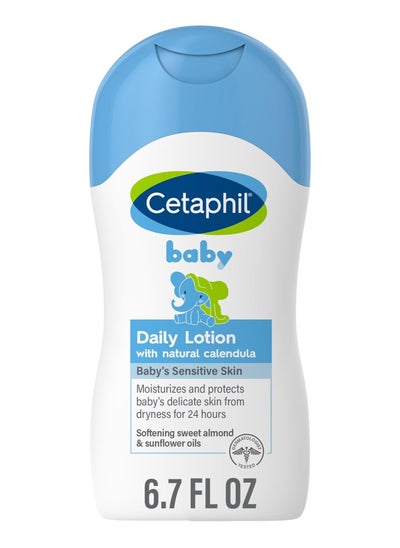 اشتري Cetaphil Baby Daily Lotion with Natural Calendula 198 ml في الامارات