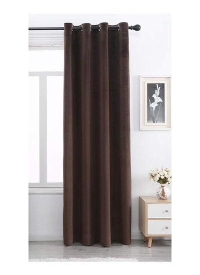 Buy Elegant Velvet Thermal Insulated Curtain for Living Room With Steel Grommets 1 panels in Egypt