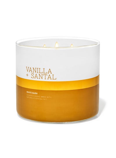 Buy Vanilla & Santal 3-Wick Candle in Saudi Arabia