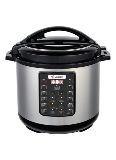 Buy MEBASHI Japan 1600W 12L Digital Electric Pressure Cooker 13-in-1 Multi-Function Cooker with Over 10 Safety Features - (1600W) Black (ME-PC812) in UAE