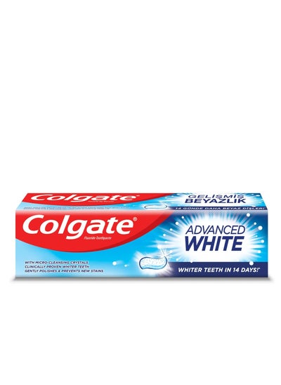 Buy Colgate Toothpaste Advanced White With Fluoride 100 ml in Saudi Arabia