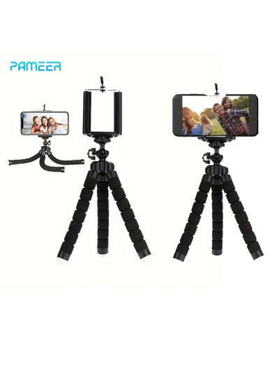 Buy Flexible Tripod, Octopus Tripod Mobile Phone Holder Camera Bracket Tripod Support Clip for Camera GoPro Mobile Cell Phone Stand in UAE