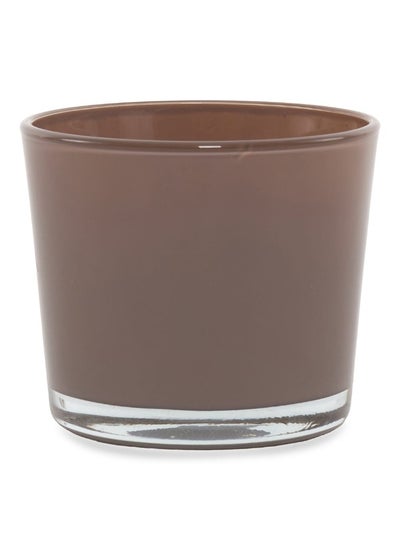 اشتري Jewel Candle Holder Nature Brown - 10X9Cm في الامارات