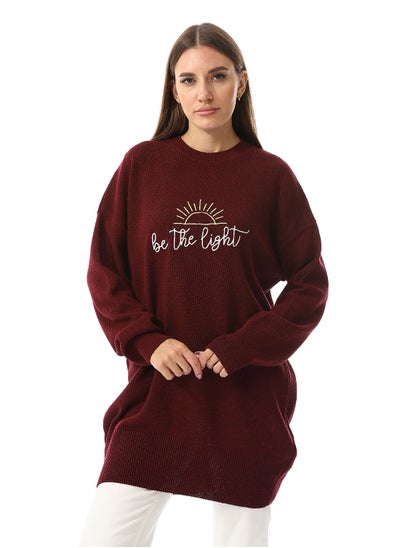 Buy Long Sleeves Embroidered Sweater in Egypt