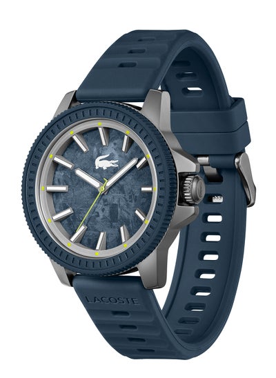 Buy LACOSTE ROUND ANALOG MEN'S BLUE CASE WATCH - 2011356 in UAE