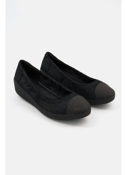 اشتري Women Slip On Casual Shoes, Black في الامارات