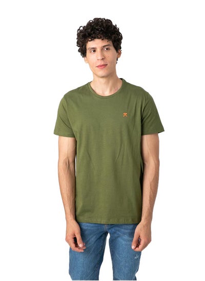 Buy Round Neck T-Shirt With Logo in Egypt