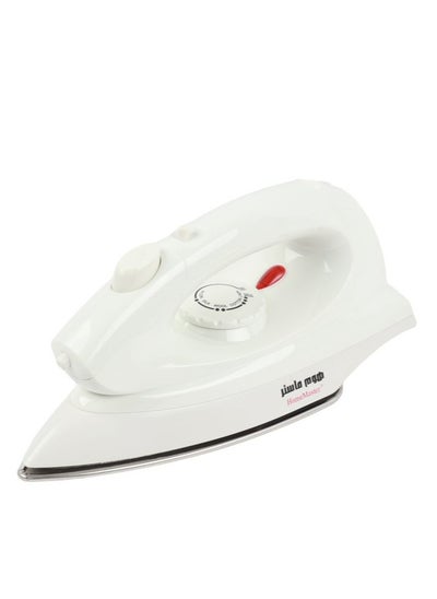 Buy Dry Iron - Non-stick coating plate and adjustable heat control | Indicator light | Ideal for all types of clothes 1000 Watt in Saudi Arabia