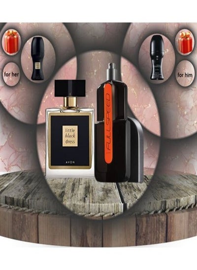 Buy A Set Of The Best Avon Perfume, 2 Pieces + 2 Roll-ons As A Gift in Egypt