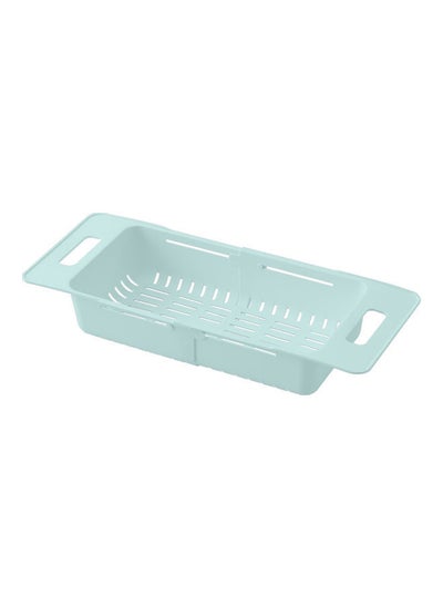 Buy Collapsible Colander Blue 38x8.5x18.5cm in Saudi Arabia