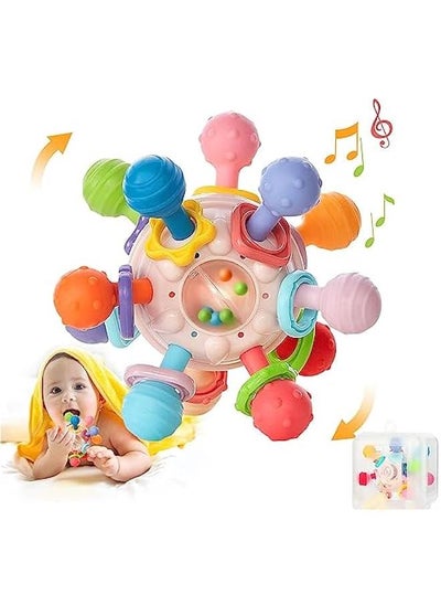 Buy Baby Sensory Teether Ball Toy With Storage Box, 0 - 12 Months in Saudi Arabia