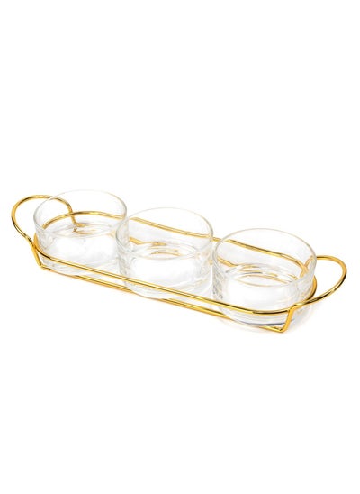 اشتري Cuisineart Dessert Serving Set In Color Box – Gold في الامارات