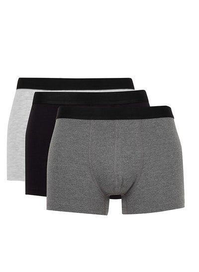 اشتري Man Regular Fit  Underwear Knitted Boxer - 3 Pieces في مصر