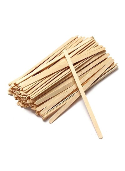 Buy Wooden stir sticks for coffee - 550 biodegradable, disposable stir sticks (140x5x1.1 mm) - Convenient and Eco-Friendly for Hot or Cold Drinks in UAE