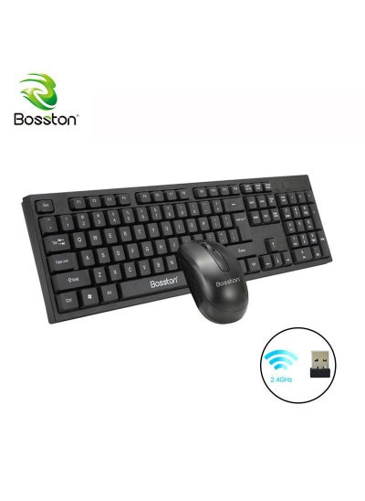 اشتري Bulk Boston WS100 Wireless Keyboard Mouse Combo for Office and HomeWS100 suit WS100 suit في السعودية