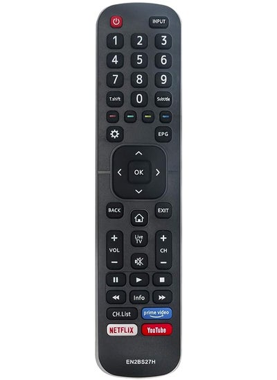 Buy EN2BS27H Replacement Remote fit for Hisense LED TV B8000 65B8000UW 65B7100 65Q8600 LEDN70B7100UW LEDN55B8000UW 55B8000 50B7100 65U7WF H43A6140 H50A5900 H50A6100 H50A6140 H50AE6030 H55A6100 in Saudi Arabia