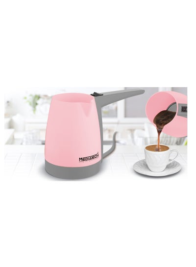 Buy Turkish Coffee Maker - Stainless Steel Heater 600 W MT-CM10-P Pink in Egypt