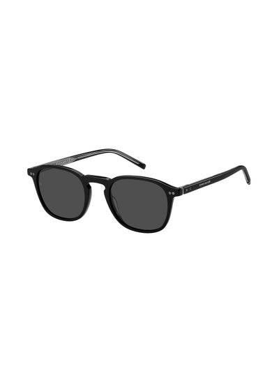 Buy Men's UV Protection Rectangular Sunglasses - Th 1939/S Black Millimeter - Lens Size: 51 Mm in UAE