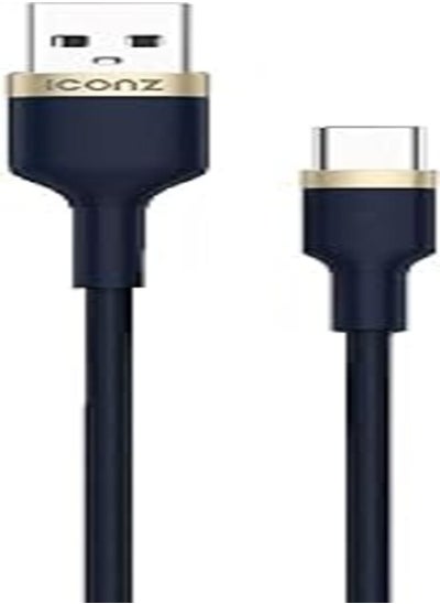 Buy Braided Type C Cable Navy Gold 1m in Egypt