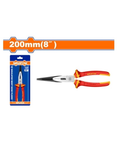 Buy Wadfow Orange Bent Nose Insulated Pliers 200mm - (WPL4938) in UAE