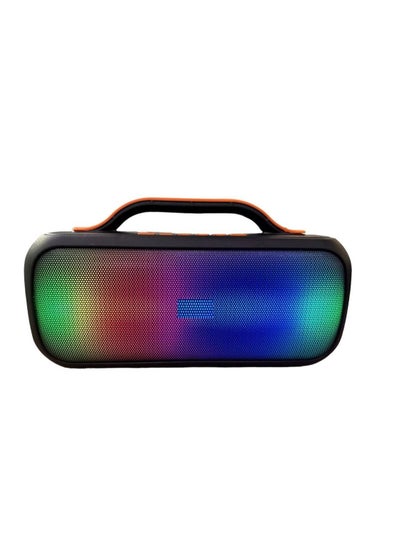 Buy Rainbow portable Speaker Support Bluetooth FM Radio With USB Output TF Card Reader Jl-380 Black in Egypt