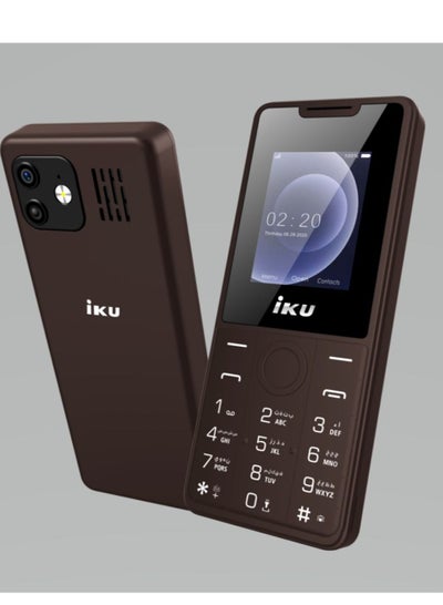 Buy IKU S3 Dual SIM, 1.8 Inches Display, 600mAh Battery – Brown in Egypt