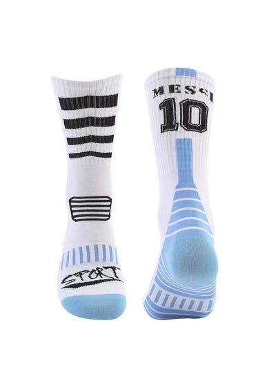 اشتري Sweat-absorbing, Odorproof, And Non Slip Football Sports Socks في الامارات