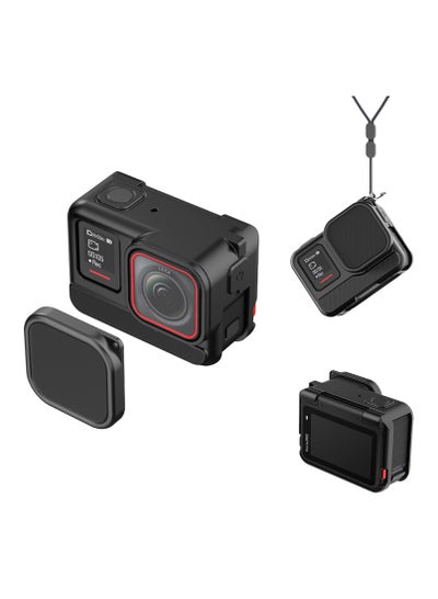 اشتري SYOSI Lens Screen Protector for Insta360 Ace Pro Lens + Lens Cap + Lanyard for Insta360 Ace Pro Black في الامارات