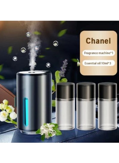 Buy Car Air Vent Humidifier Mist Aromatherapy Car Air Freshener Perfume Fragrance ( Fragrance Machine 1 Essential Oil 10ml 3 ) in UAE