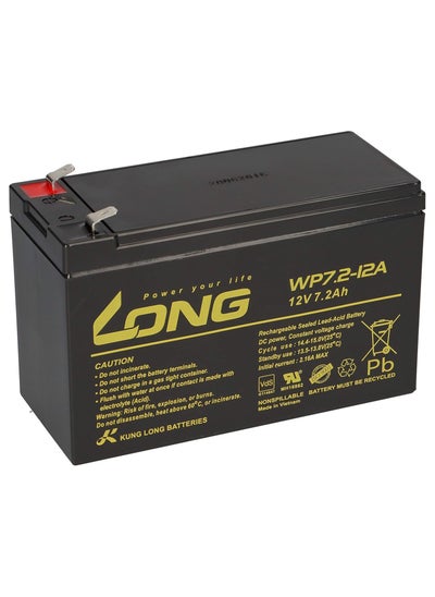 Buy Battery 12V 7.2AH  Model WP7.2-12 in Saudi Arabia