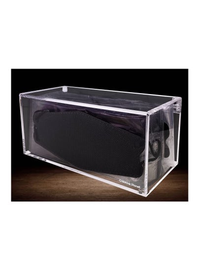 Buy Creative Planet Hygienic Face Mask Storage Box, Stylish Transparent Acrylic Container, Organize and Protect Your Masks (PRO-94) in UAE