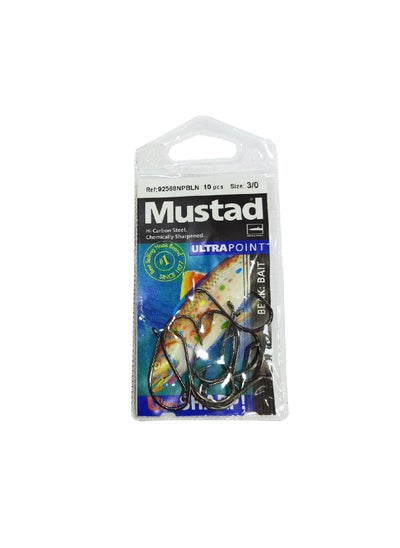 Buy Mustad  Beak Bait Hook (92553NP-BN) in UAE