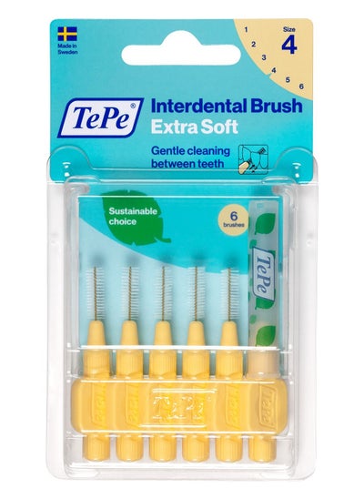 اشتري TePe Interdental Brush Extra Soft Yellow 0.7 mm 6's في الامارات