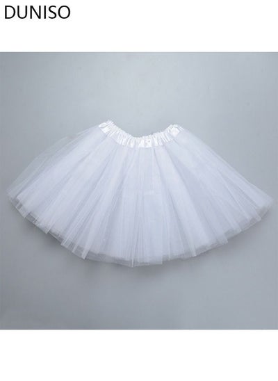 Buy Women's Tutu Skirt 50s Vintage Ballet Bubble Dance Skirts Tulle Tutu Skirt Costume for Cosplay Party in UAE