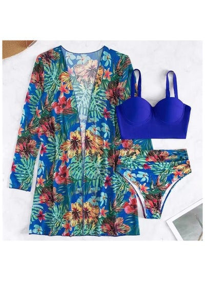 اشتري Fashionable Women's Bikini Swimsuit Three Piece Set في الامارات