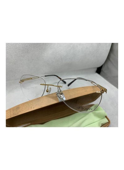 Buy Rimless Aviator Eyeglass Frame 12286J-C-09 in Egypt