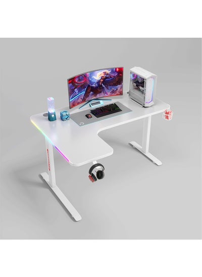 Buy Ergonomic Gaming and Computer Desk with LED Lights 140 CM in UAE