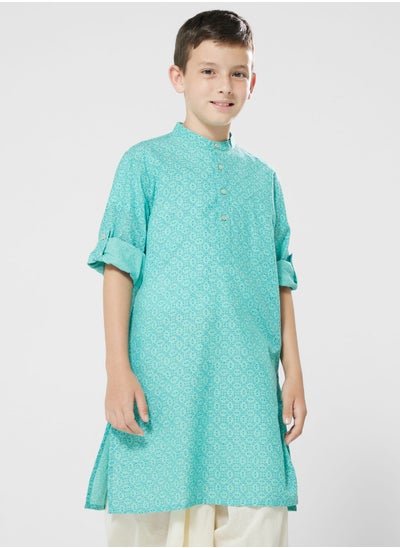 Buy Kids Printed Long Kurta in UAE