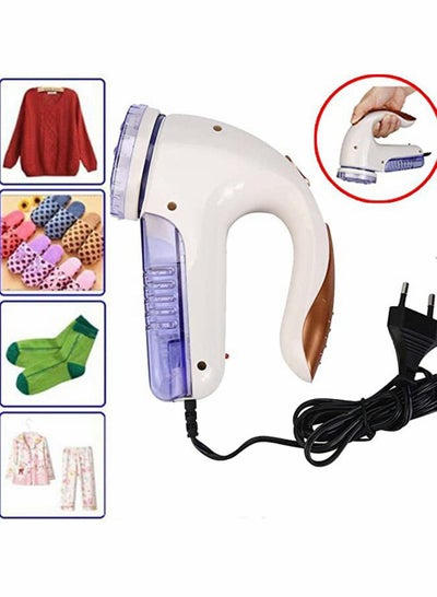 Buy Electric Fabric Clothes Lint Remover White/Purple in UAE