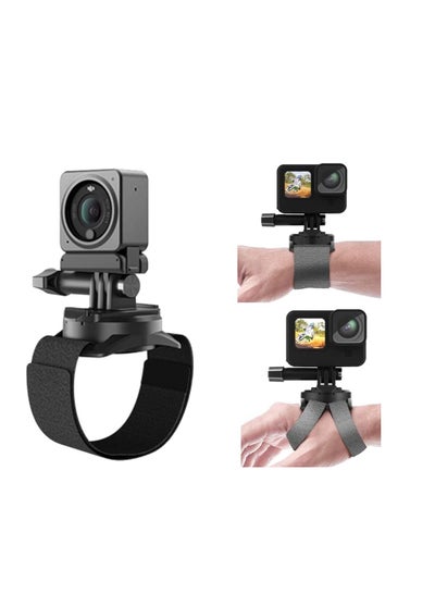 اشتري Wrist Strap Mount for DJI Action 2 360° Rotatable Adjustable Arm Band Holder GoPro Max Hero10 Hero9 8 7 Camera Accessories, Outdoor Sports Accessories في السعودية