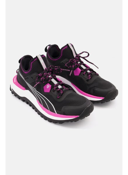 اشتري Women Voyage Nitro Lace Up Running Shoes, Black/Violet في السعودية