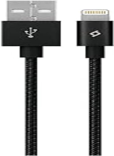 Buy TTEC 2Dkm02S AlumiCable MFI Lightning to USB Data Cable, 120 cm - Black in Egypt