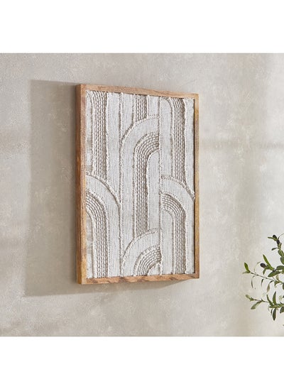 Buy Mir Fabric Framed Abstract Wall Art 70 x 50 cm in UAE