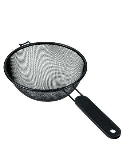 Buy Stainless Steel No-Stick Strain Plastic Handle 20 cm-Black in UAE