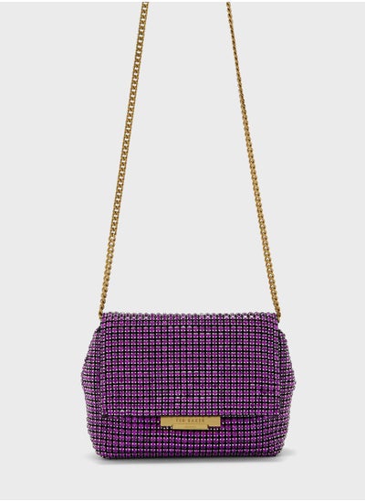 Buy Gliters Crystal Mini Crossbody Bag in UAE