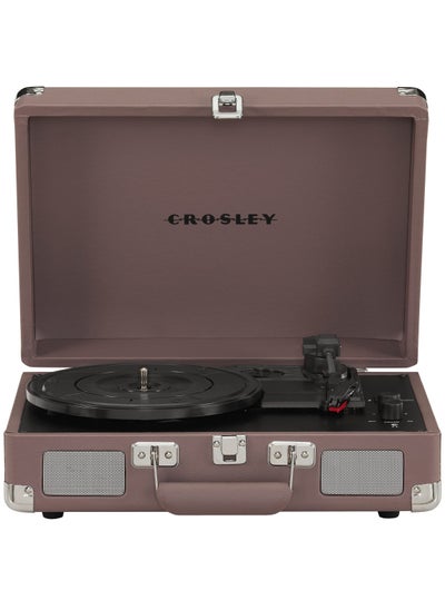 Buy Crosley CR8005F-PS Cruiser Plus Vintage 3-Speed Bluetooth in/Out Suitcase Turntable Purple Ash in UAE