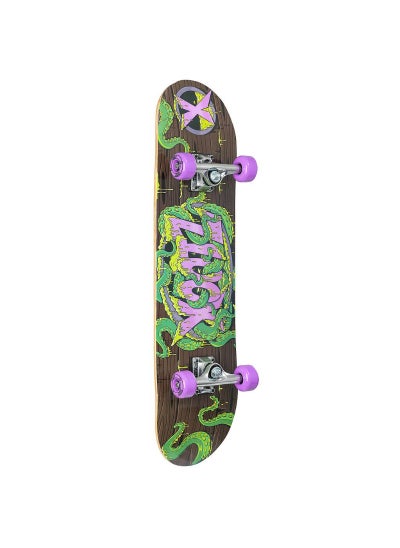 Buy Xootz Doublekick Skateboard 31 Inch Tentacle in UAE